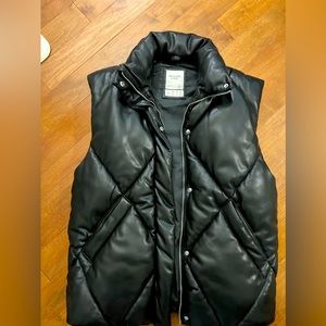 Abercrombie Vegan Leather Vest